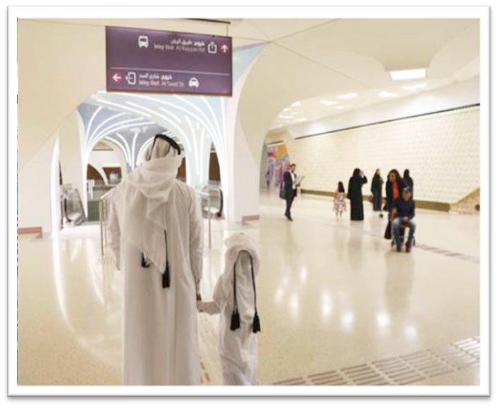 迪拜金银线地铁站